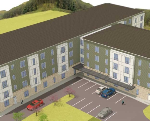 Architectural Rendering of Marlboro Gateway Mixed-Use Residential Property