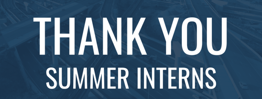 Thank You Summer Interns