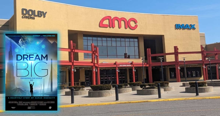 external photo of AMC IMAX movie theater